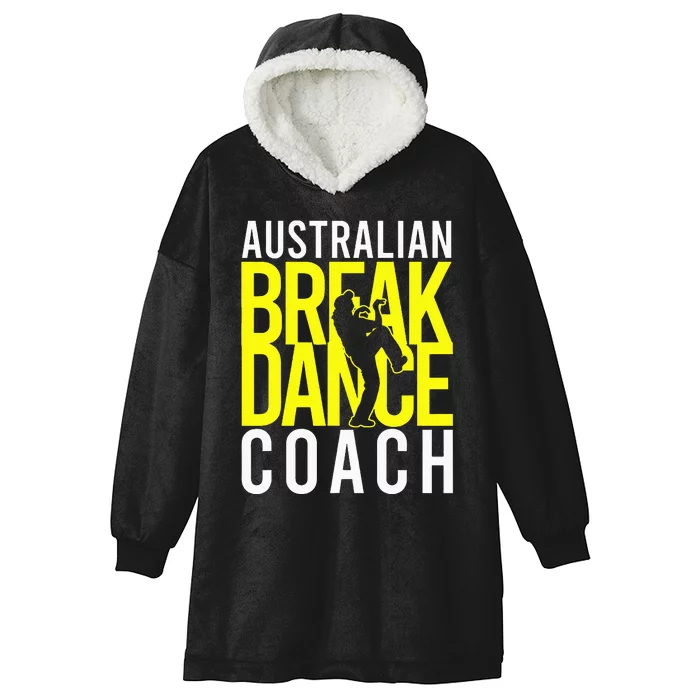 Australian Breakdance Coach Costume Break Dancer Matching Hooded Wearable Blanket