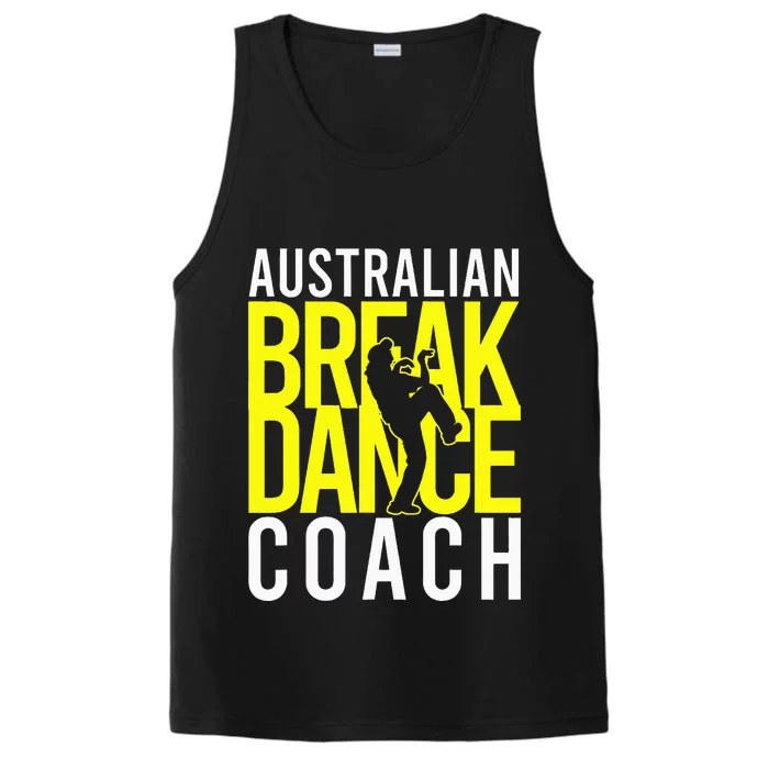 Australian Breakdance Coach Costume Break Dancer Matching Performance Tank