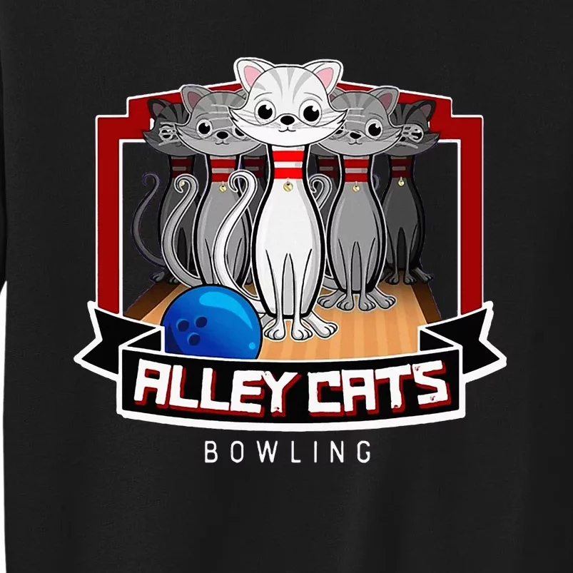 Alley Bowling Cats Sweatshirt