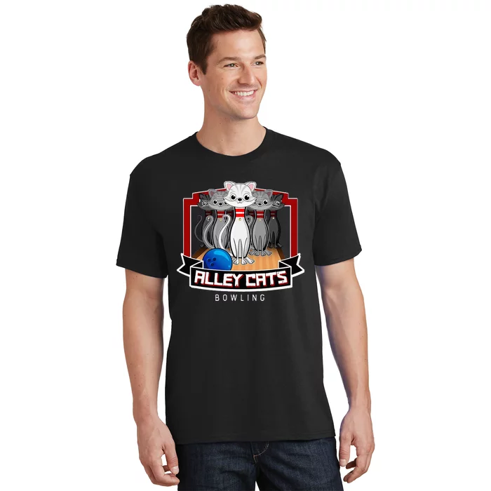 Alley Bowling Cats T-Shirt