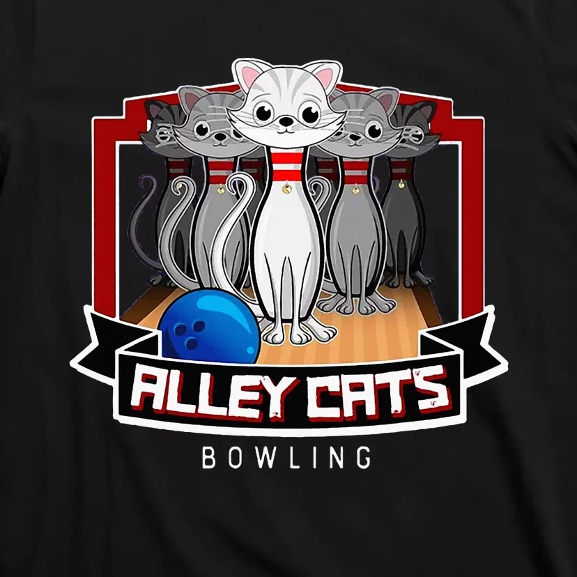 Alley Bowling Cats T-Shirt