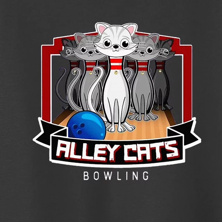 Alley Bowling Cats Toddler T-Shirt