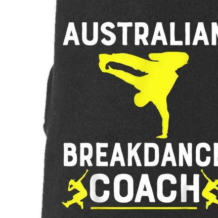 Australian Breakdancer Costume Coach Break Dancer Matching Doggie 3-End Fleece Hoodie