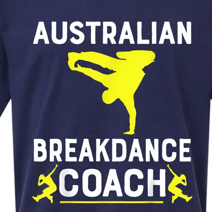 Australian Breakdancer Costume Coach Break Dancer Matching Sueded Cloud Jersey T-Shirt