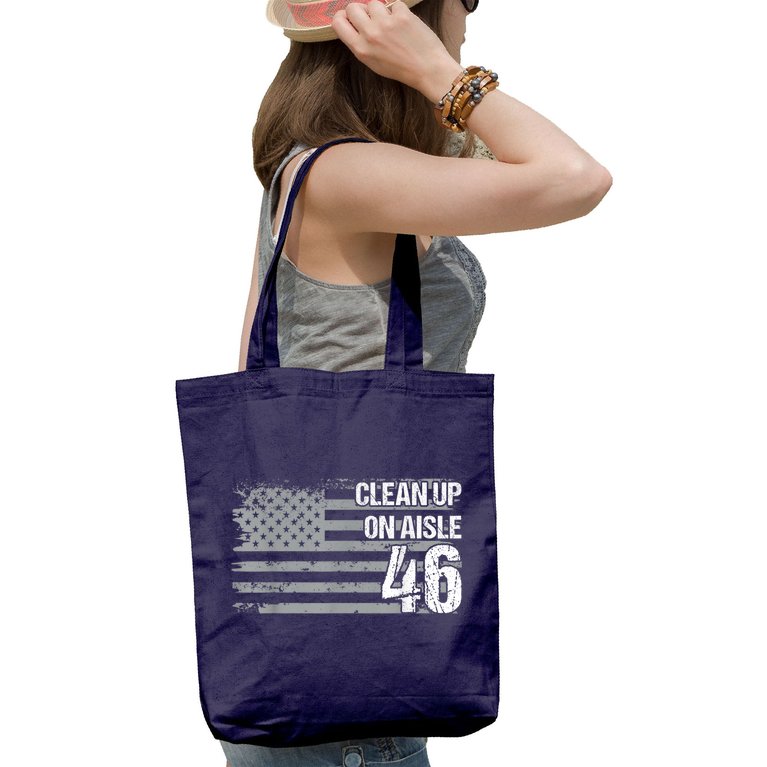 Anti Biden Clean Up On Aisle 46 Impeach Biden Tote Bag