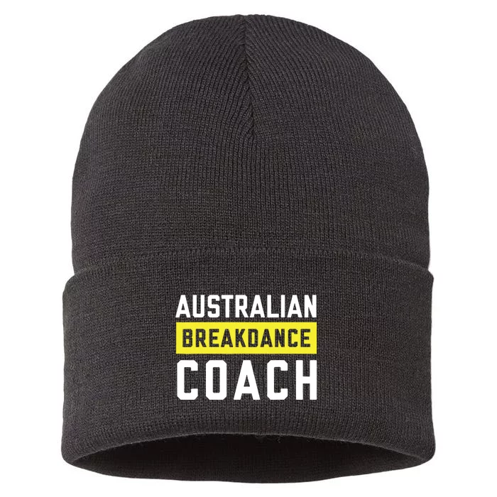 Australian Breakdancing Costume Coach Break Dancer Matching Sustainable Knit Beanie