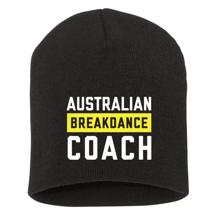 Australian Breakdancing Costume Coach Break Dancer Matching Short Acrylic Beanie