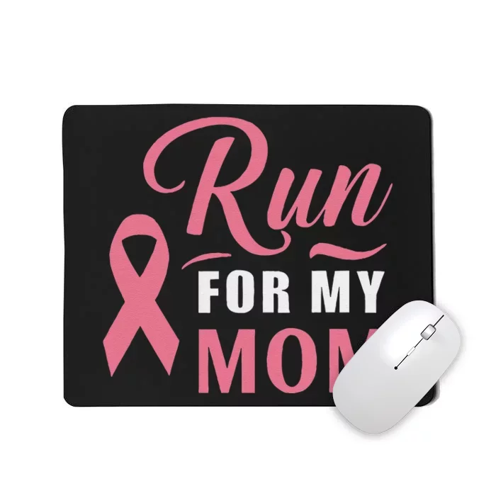 Athletics Breast Cancer Awareness Month Runner Pin.K Ribbon Mousepad