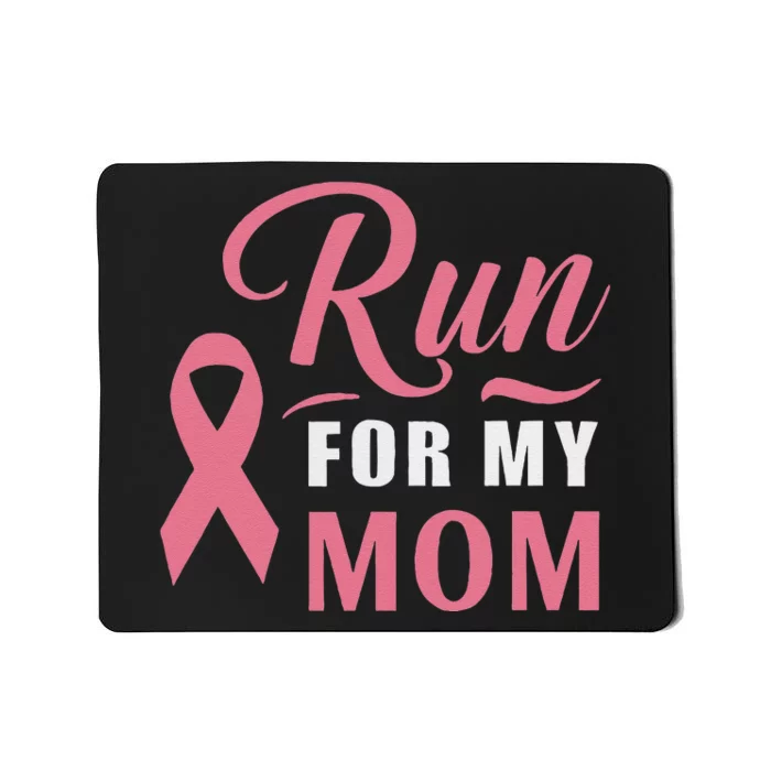 Athletics Breast Cancer Awareness Month Runner Pin.K Ribbon Mousepad