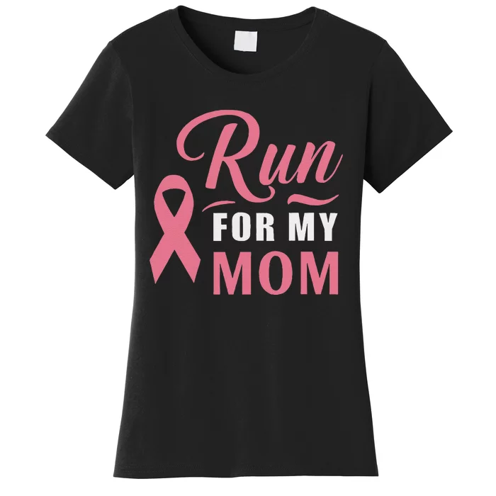 Athletics Breast Cancer Awareness Month Runner Pin.K Ribbon Women's T-Shirt