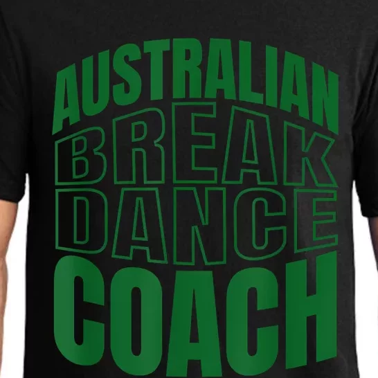 Australian Breakdance Coach Costume Fun Halloween Pajama Set