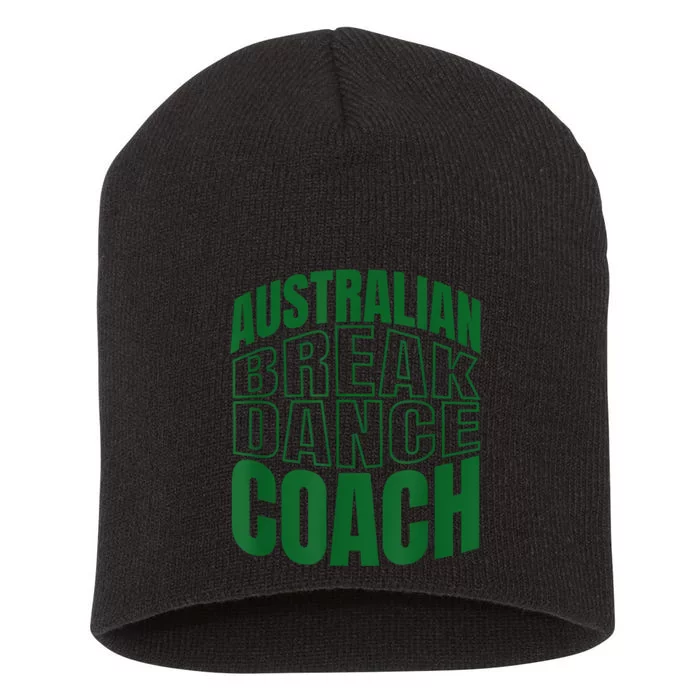 Australian Breakdance Coach Costume Fun Halloween Short Acrylic Beanie