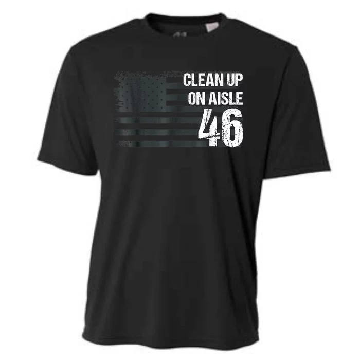 Anti Biden Clean Up On Aisle 46 Impeach Biden Cooling Performance Crew T-Shirt