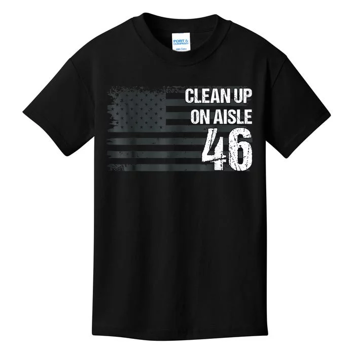 Anti Biden Clean Up On Aisle 46 Impeach Biden Kids T-Shirt