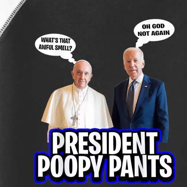 Anti Biden Conservative Dementia Funny Poopy Pants President Toddler Fine Jersey T-Shirt