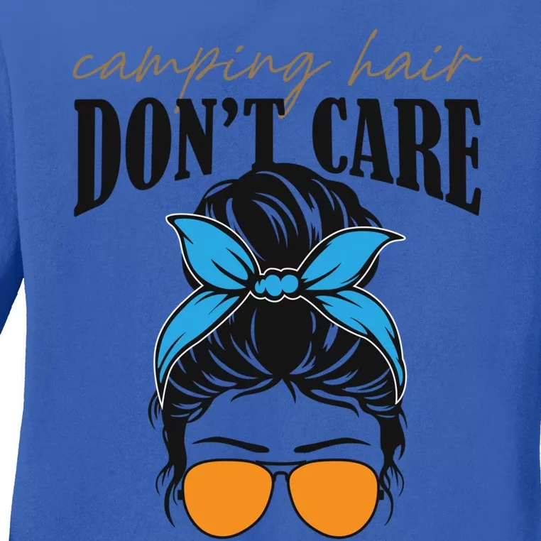 Adventure Beuty Camping Hair Dont Care Gift Ladies Long Sleeve Shirt