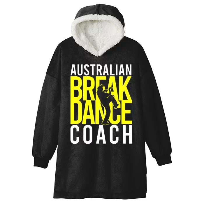 Australian Breakdance Coach Costume Break Dancer Matching Hooded Wearable Blanket