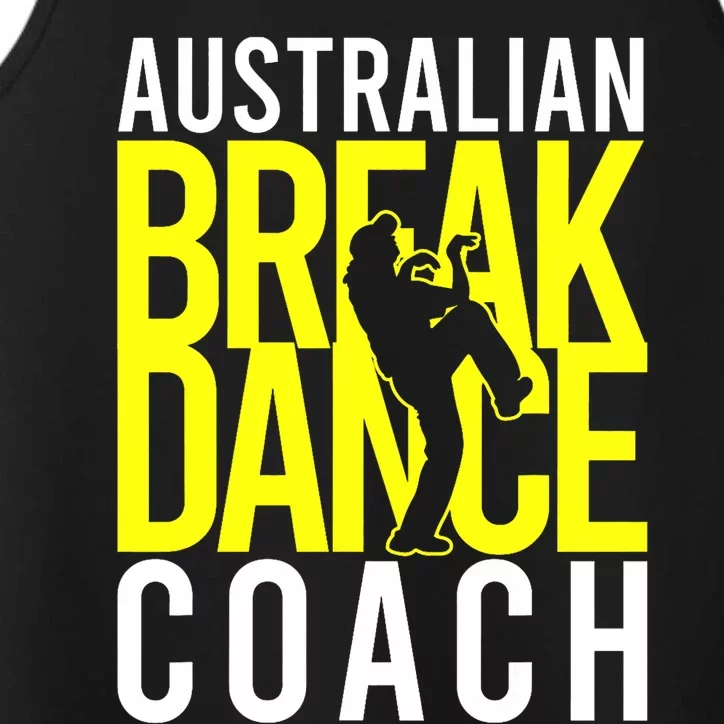 Australian Breakdance Coach Costume Break Dancer Matching Performance Tank