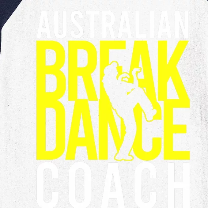 Australian Breakdance Coach Costume Break Dancer Matching Baseball Sleeve Shirt