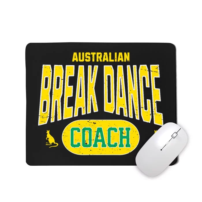 Australian Breakdance Coach Costume Outfit Halloween Party Mousepad