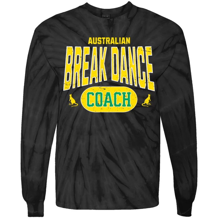 Australian Breakdance Coach Costume Outfit Halloween Party Tie-Dye Long Sleeve Shirt