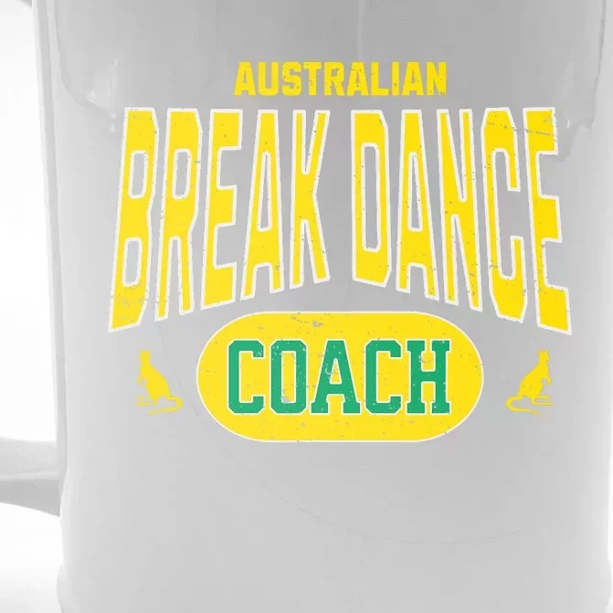 Australian Breakdance Coach Costume Outfit Halloween Party Front & Back Beer Stein