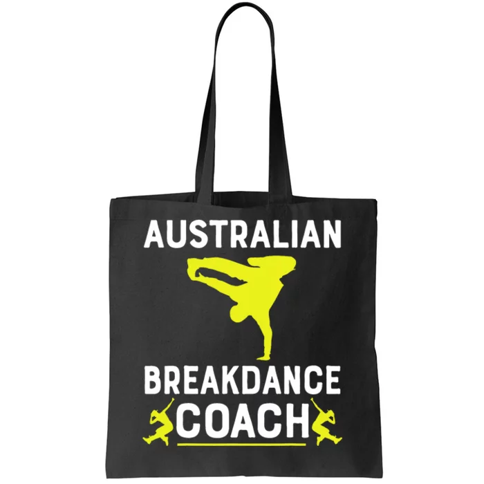 Australian Breakdancer Costume Coach Break Dancer Matching Tote Bag