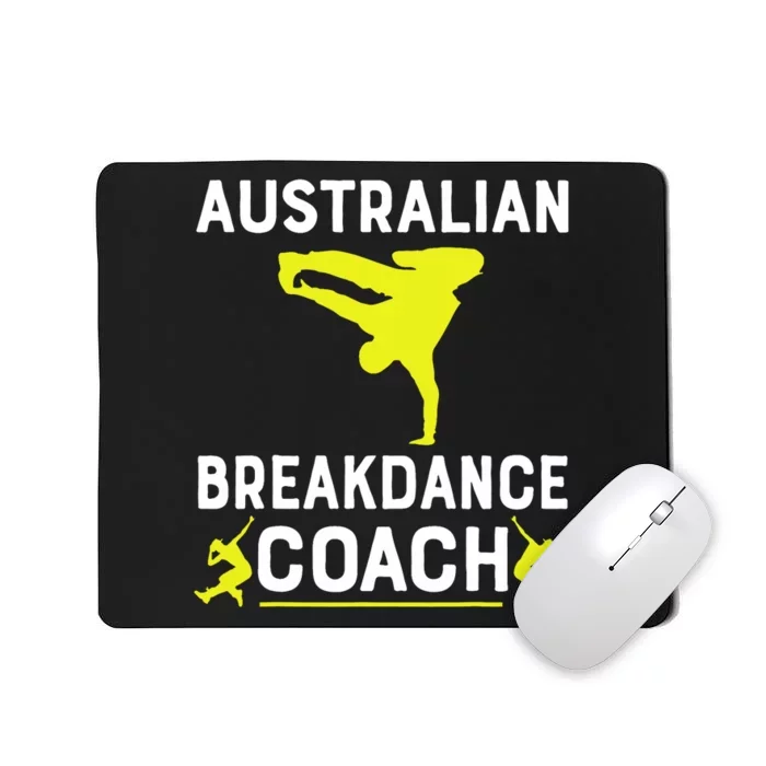 Australian Breakdancer Costume Coach Break Dancer Matching Mousepad