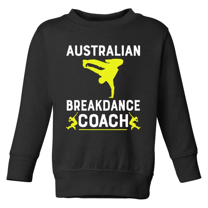 Australian Breakdancer Costume Coach Break Dancer Matching Toddler Sweatshirt