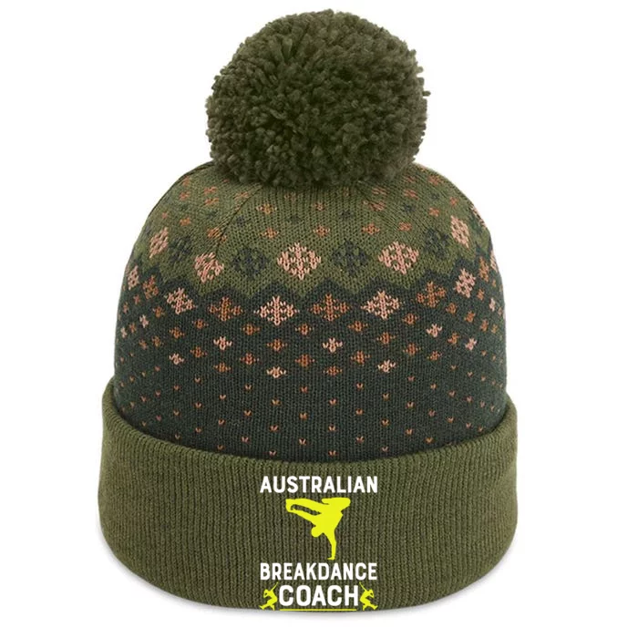 Australian Breakdancer Costume Coach Break Dancer Matching The Baniff Cuffed Pom Beanie