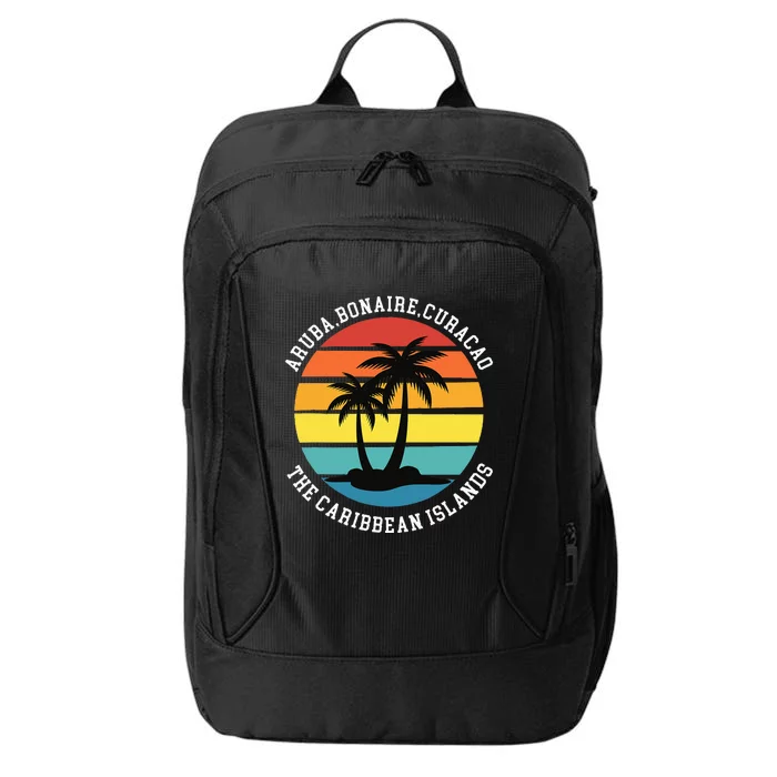 Aruba Bonaire Curacao The Caribbean Islands Vacation City Backpack