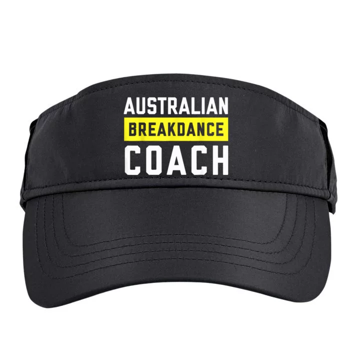 Australian Breakdancing Costume Coach Break Dancer Matching Adult Drive Performance Visor