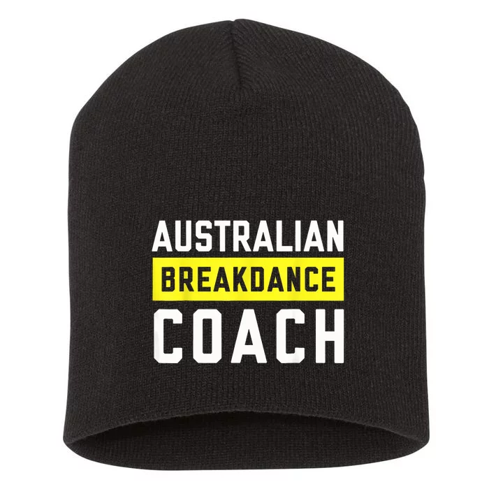 Australian Breakdancing Costume Coach Break Dancer Matching Short Acrylic Beanie