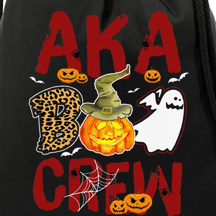 Aka Boo Crew Halloween Aka Nurse Match Drawstring Bag