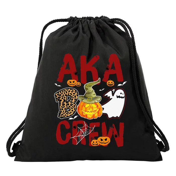 Aka Boo Crew Halloween Aka Nurse Match Drawstring Bag