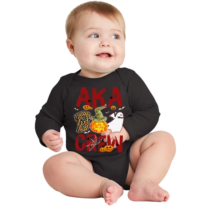 Aka Boo Crew Halloween Aka Nurse Match Baby Long Sleeve Bodysuit