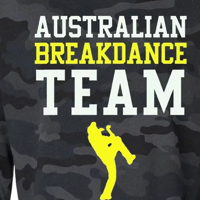 Australia Breakdancer Costume Australian Breakdance Cropped Pullover Crew