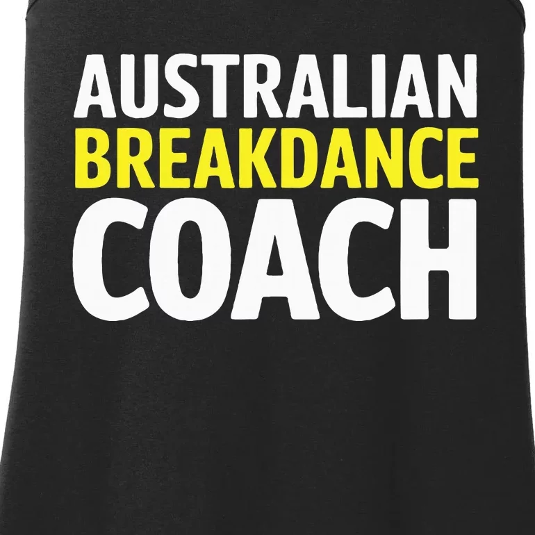 Australian Breakdancing Costume Break Dancer Coach Matching Ladies Essential Tank