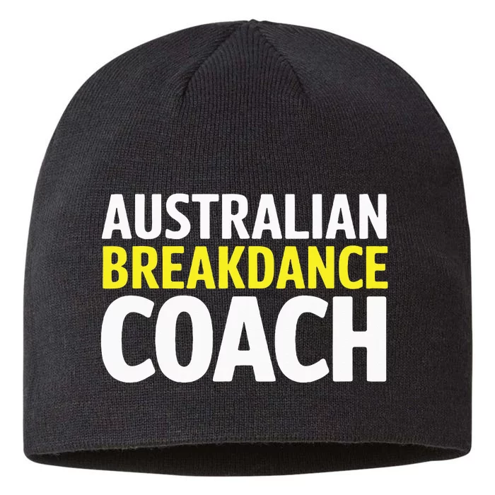 Australian Breakdancing Costume Break Dancer Coach Matching 8 1/2in Sustainable Knit Beanie