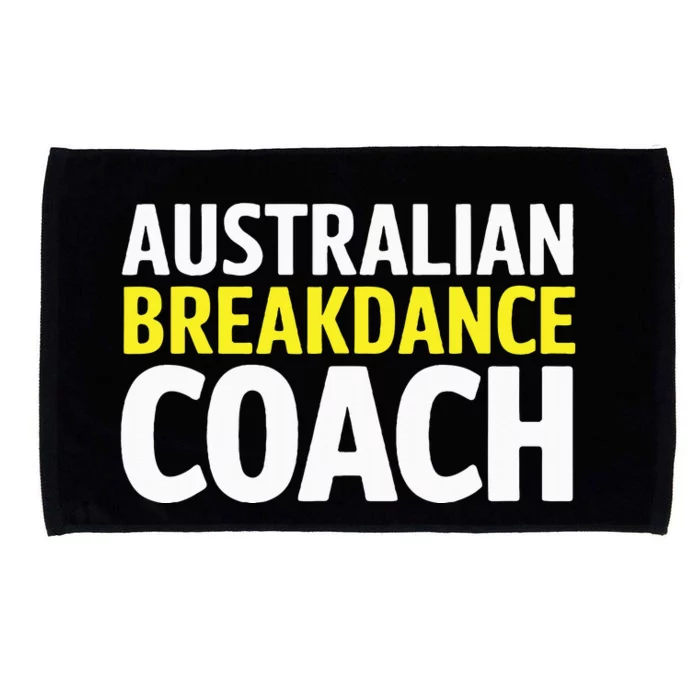 Australian Breakdancing Costume Break Dancer Coach Matching Microfiber Hand Towel