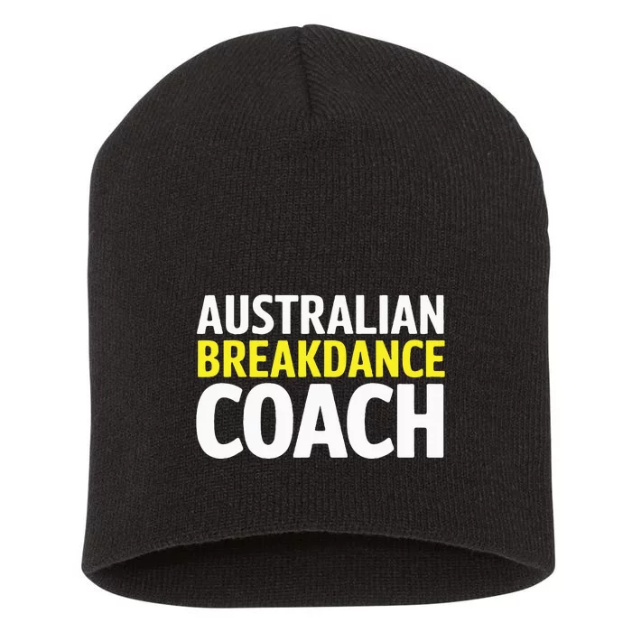 Australian Breakdancing Costume Break Dancer Coach Matching Short Acrylic Beanie