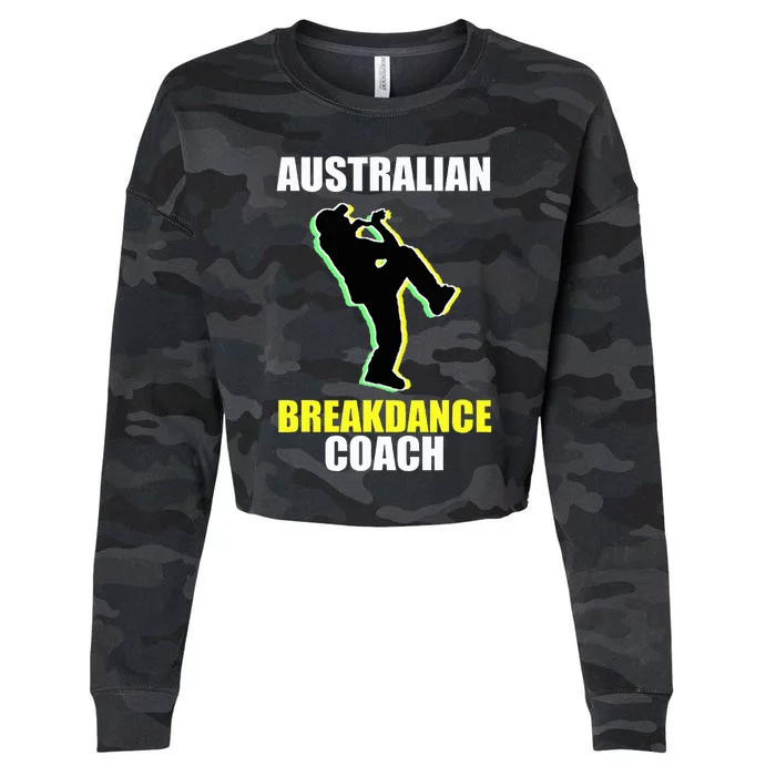 Australian Breakdance Coach Halloween Costume Cropped Pullover Crew