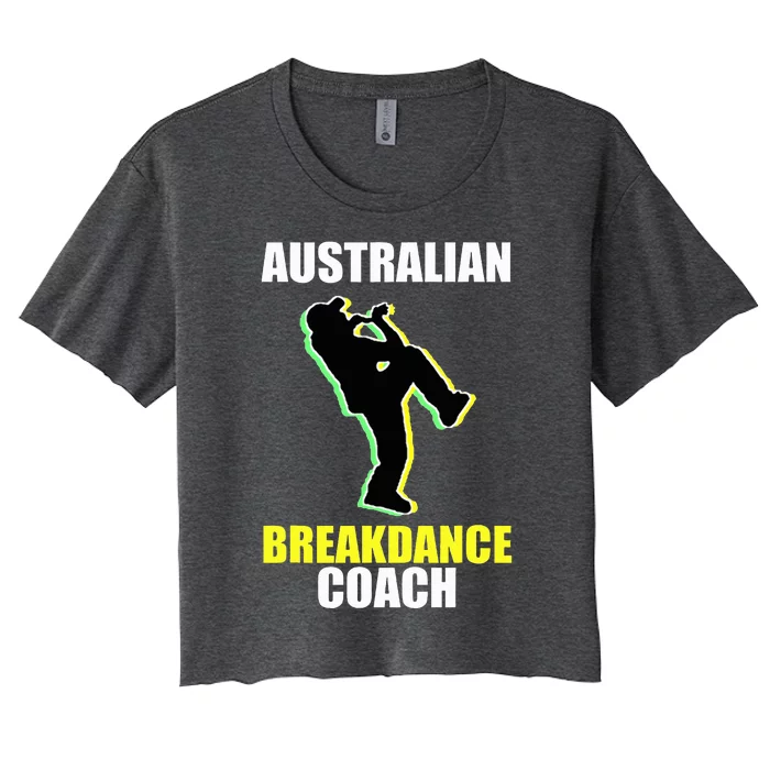 Australian Breakdance Coach Halloween Costume Women's Crop Top Tee