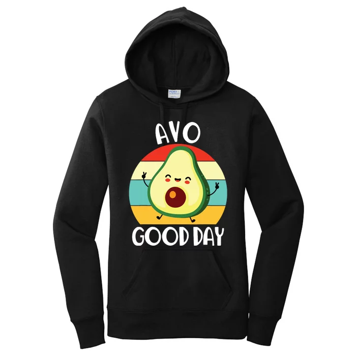 Avocadr Boy Cute Avo Good Day Funny Women's Pullover Hoodie