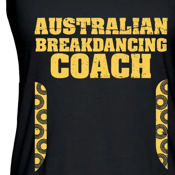 Australian Breakdancing Costume Coach Break Dancer Matching Ladies Essential Flowy Tank