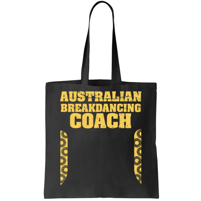 Australian Breakdancing Costume Coach Break Dancer Matching Tote Bag