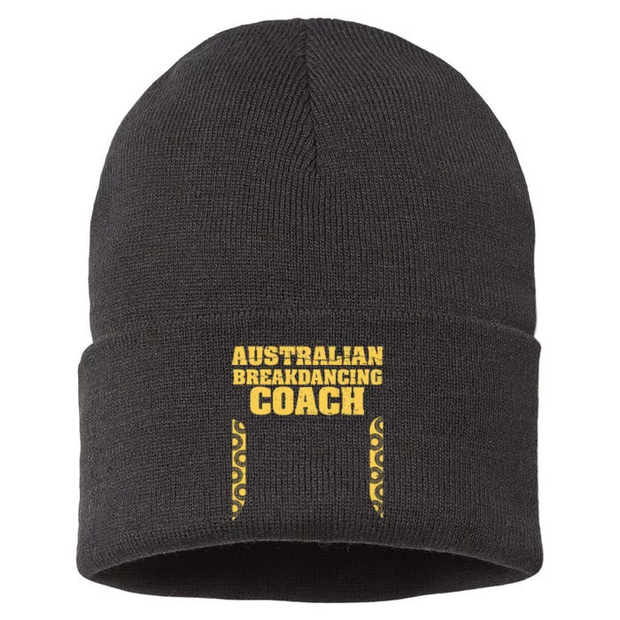 Australian Breakdancing Costume Coach Break Dancer Matching Sustainable Knit Beanie