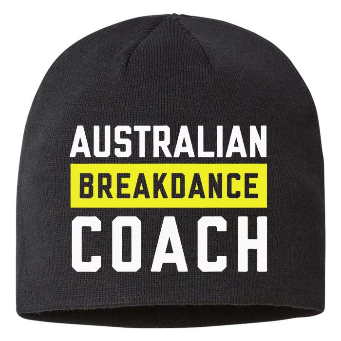 Australian Breakdancing Costume Coach Break Dancer Matching 8 1/2in Sustainable Knit Beanie