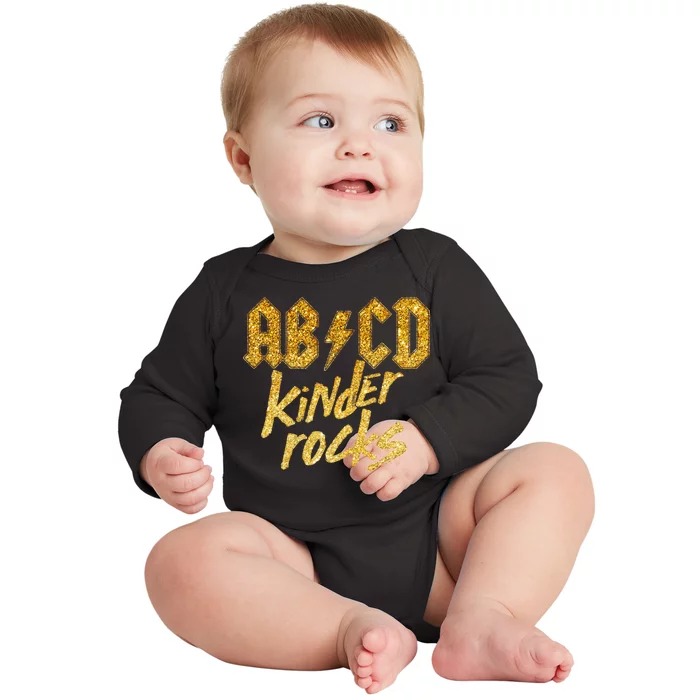 ABCD Kinder Rocks Baby Long Sleeve Bodysuit