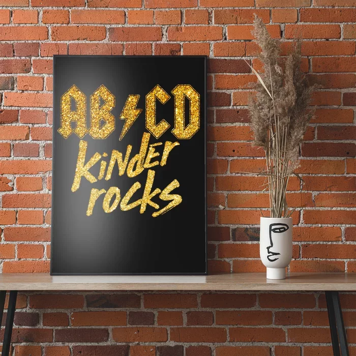 ABCD Kinder Rocks Poster